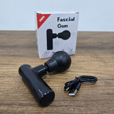 Mini Rechargeable Massager Black Fascial Gun